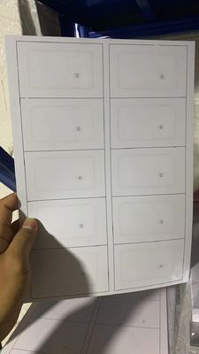 Carte RFID in PVC Inlay / Prelam Sheet Con ID TK4168/IC F08 Chip Per la produzione di carte RFID intelligenti