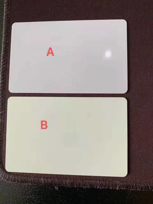 Improntabile termicamente carta bianca in Pvc carta bianca Cr80 54*85.6mm Per la produzione di carte