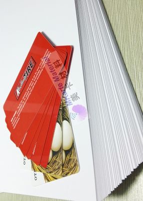 A4 Dimensione 0,15 mm Stampa a getto d'inchiostro Fogli di Pvc Carta di banca bianca Materiali di produzione