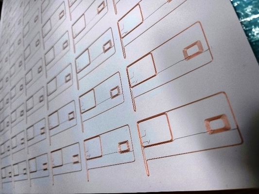 IC Fudad F08 Chip PVC RFID Smart Card Inlay / Prelam Sheets per la produzione di schede RFID
