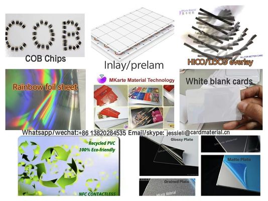 Fogli di carta di PVC riciclata da stampa a stampa digitale da 0,3 mm Fogli di carta di PVC da stampa digitale Materiali di plastica