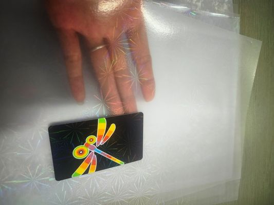 Sovrapposizione ologrammi per schede speciali / pellicola laser / pellicola rivestita in PVC Ovelay / ologramma laser
