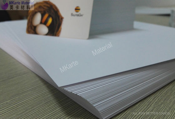 0.15mm-0.40mm PVC carta a getto d'inchiostro Offset stampa bianca digitale stampabile PVC carta bancaria materiale
