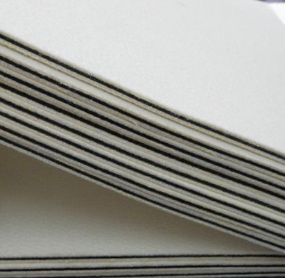 3 mm di spessore Pad per cuscino di laminazione in feltro di lana nera MRP-2 per laminatore di stampa di schede in PVC
