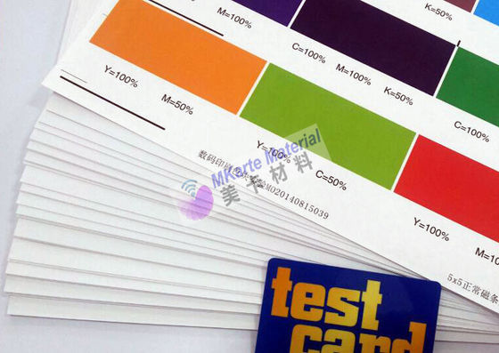 A4 A3 Dimensione 0,15-0,4 mm Carta di stampa in PVC a colori bianchi per schede intelligenti