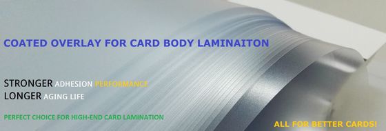 Superiore resistenza all'invecchiamento fogli di PVC stampabili rivestiti di inchiostro digitale da un lato e rivestiti di colla di laminazione dall'altro lato