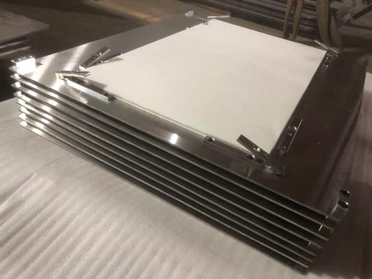 Pad laminato in gomma siliconica bianca 3,0 mm per laminazione di carte di plastica