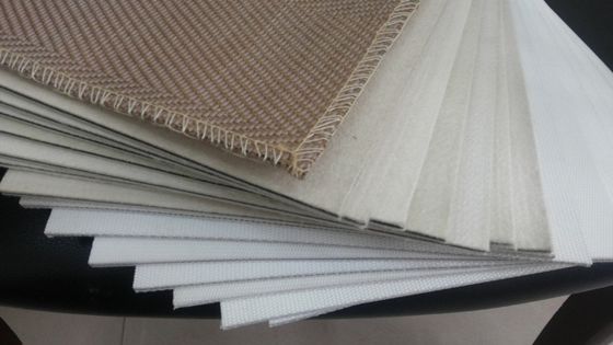 Pad laminato in gomma siliconica bianca 3,0 mm per laminazione di carte di plastica