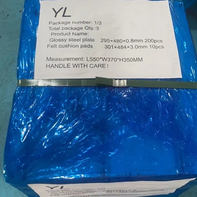 Pad di cuscino laminato in feltro di lana di laminazione di schede di plastica per prestazioni termostatiche fino a 200 °C