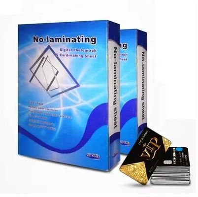 Foglio di non laminazione resistente al calore a 130°C - 160°C per la stampa laser e inkjet a colori bianchi e trasparenti e dimensioni A4, A3, A3+