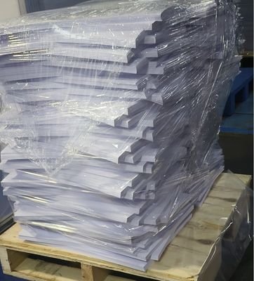 Foglio in PVC stampabile a getto d'inchiostro bianco con elevata resistenza allo sbucciamento per immagini ad alta risoluzione e dimensioni personalizzate