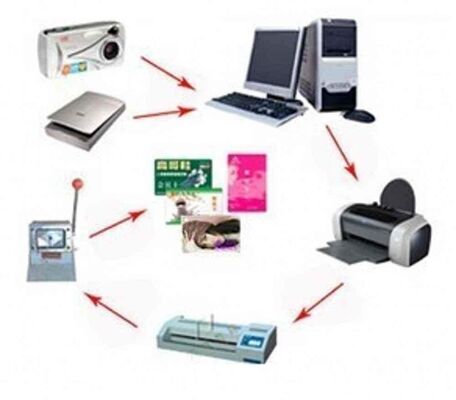 Fogli di PVC e PET non laminati con resistenza al calore 130°C - 160°C per la stampa laser e inkjet per l'industria delle carte di plastica