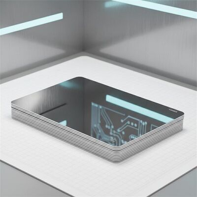 0.4-1.0mm Spessore acciaio inossidabile 430BA Piastra in acciaio laminato con finitura lucida su entrambi i lati per la produzione di schede intelligenti