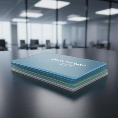 Materiale per schede PET intelligenti senza contatto personalizzabile con una lunga durata per una gestione sicura dell'accesso