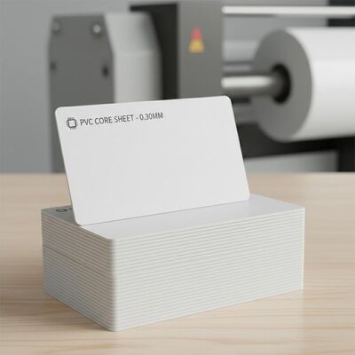 0.30mm Spessore Offset Carta di base in PVC stampabile per la produzione di carte bancarie