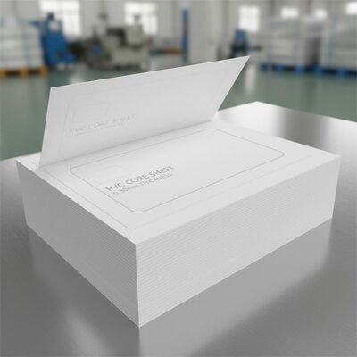 0.30mm Spessore Offset Carta di base in PVC stampabile per la produzione di carte bancarie