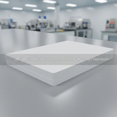 0.30mm Spessore Offset Carta di base in PVC stampabile per la produzione di carte bancarie