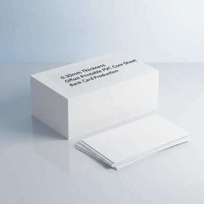 0.30mm Spessore Offset Carta di base in PVC stampabile per la produzione di carte bancarie