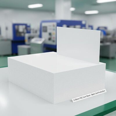 0.30mm Spessore Offset Carta di base in PVC stampabile per la produzione di carte bancarie
