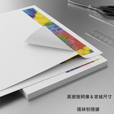 Foglio in PVC stampabile a getto d'inchiostro bianco con elevata resistenza allo sbucciamento per immagini ad alta risoluzione e dimensioni personalizzate
