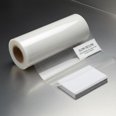 Pellicola di sovrapposizione in PVC stampabile con offset a lento declino, spessore 0,04-0,10 mm per laminazione di carte