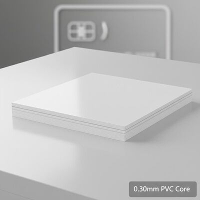 0.30mm Spessore Offset Carta di base in PVC stampabile per la produzione di carte bancarie