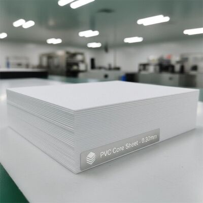 0.30mm Spessore Offset Carta di base in PVC stampabile per la produzione di carte bancarie