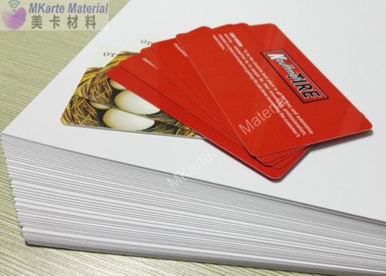 strato interno materiale della carta del PVC della plastica di 0.10-0.85mm Smart Card per la stampante