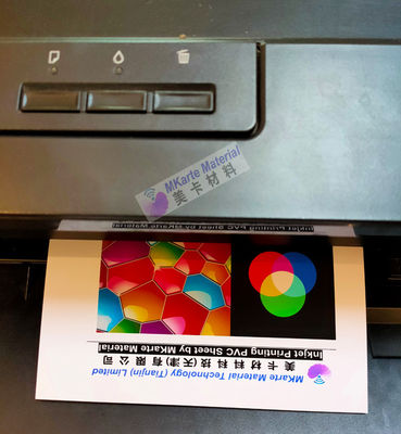 Il PVC stampabile del getto di inchiostro di plastica su ordinazione riveste adatto ad intera stampante a getto di inchiostro di serie