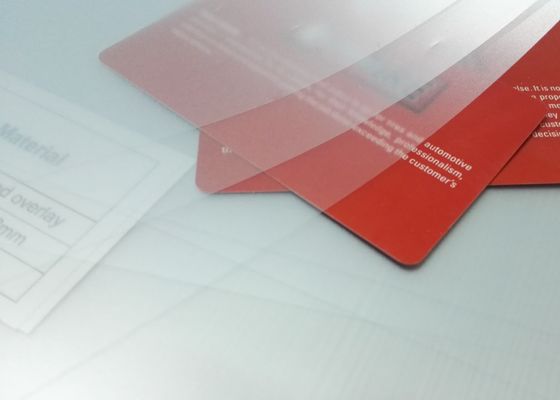 Pellicola di sovrapposizione in PVC stampabile con offset a lento declino, spessore 0,04-0,10 mm per laminazione di carte