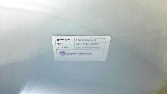 Il PVC di qualità superiore ha ricoperto il film progettato per la laminazione finanziaria della carta assegni