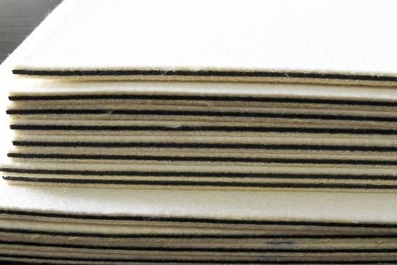Adesione del cuscinetto laminata cuscino di lana 80 N/Mm del feltro per il processo della pressa a caldo