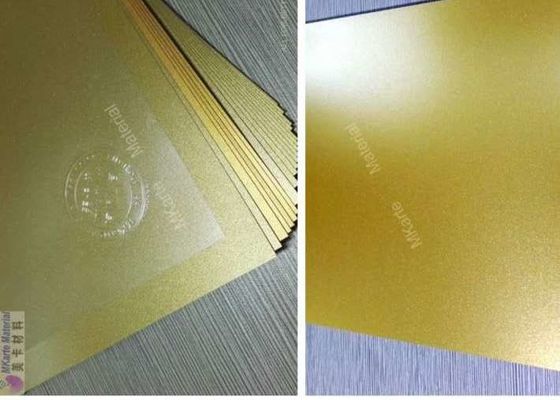 Colore Digital dell'oro che stampa gli strati del PVC per la laminazione di plastica della carta