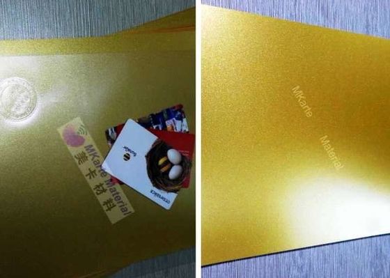 Colore Digital dell'oro che stampa gli strati del PVC per la laminazione di plastica della carta