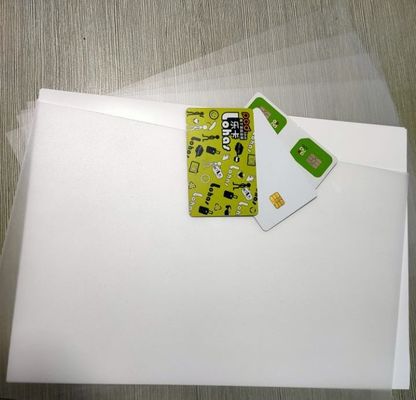 Strato interno bianco della carta della plastica PETG per produzione del corpo di PETG Smart Card