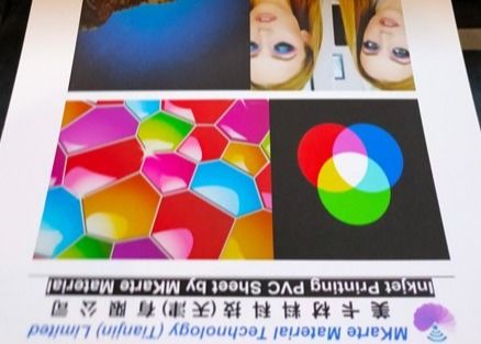 Strati stampabili laterali doppi del PVC di Digital con adesione eccellente dell'inchiostro e forte forza di sbucciatura