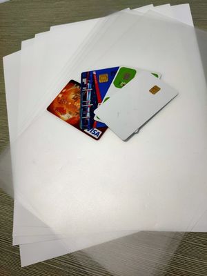 strato di plastica Vicat del PC basso di 295*480mm per produzione senza contatto delle carte di IC