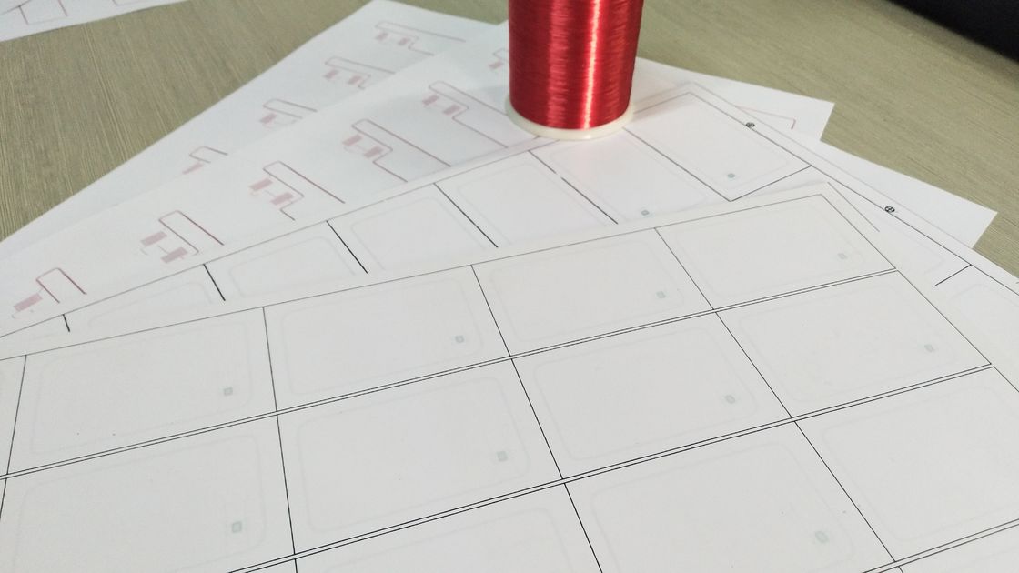 Carte intelligenti in PVC RFID Inlay / Prelam Sheets per la produzione di carte RFID A4 IC Fudad F08 Chip