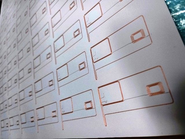 A3 A4 o taglia personalizzata a doppia interfaccia DI Inlay Prelam PVC riciclata per la produzione di schede intelligenti