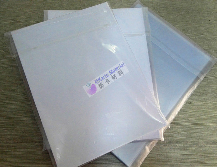 0.15mm-0.40mm PVC carta a getto d'inchiostro Offset stampa bianca digitale stampabile PVC carta bancaria materiale