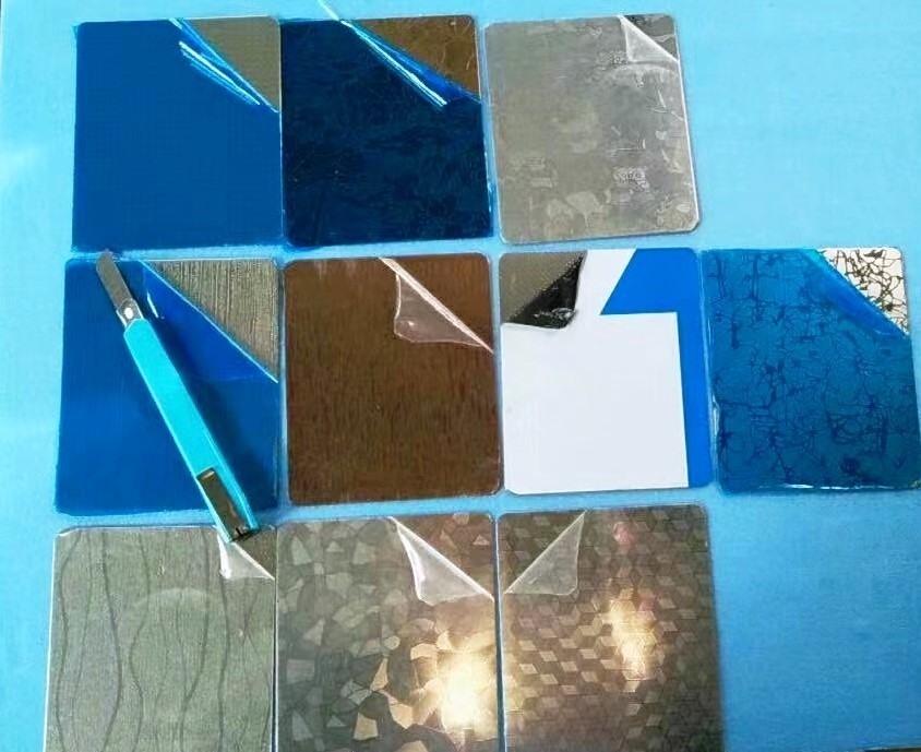 Durezza superficiale HRC19 Lamiera di acciaio per laminazione Acciaio inossidabile 430BA per laminazione di carte di plastica