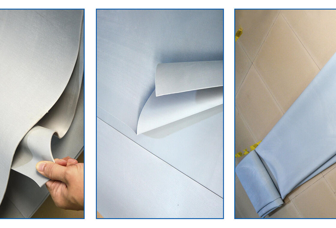 Pad di gomma di silicone resistente alle lacrime resistente alle alte temperature resistente al buffer pad per la macchina a film di aspirazione a vuoto