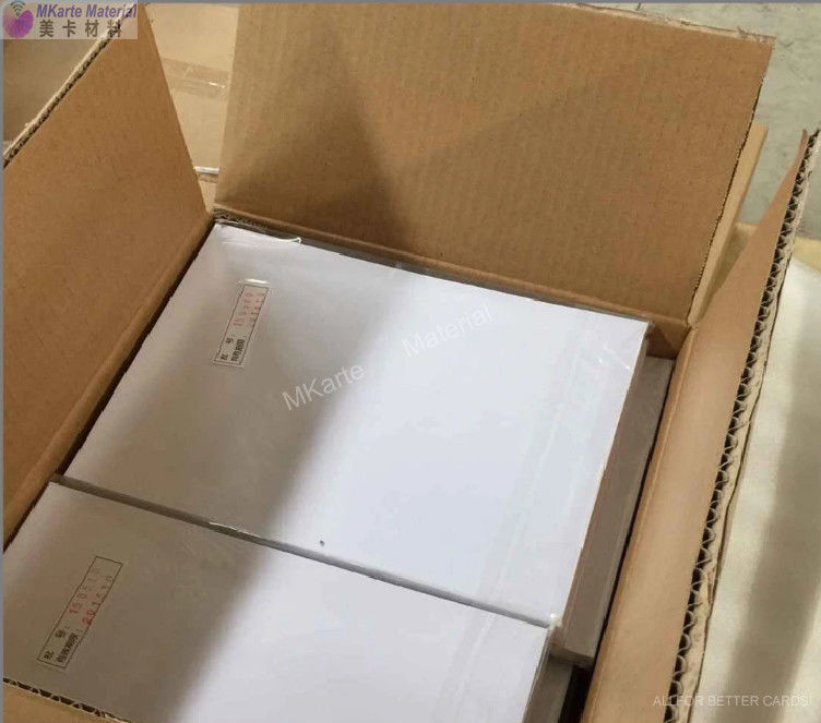Strato trasparente del getto di inchiostro di stampa a getto di inchiostro dello strato dello strato interno bianco trasparente del PVC