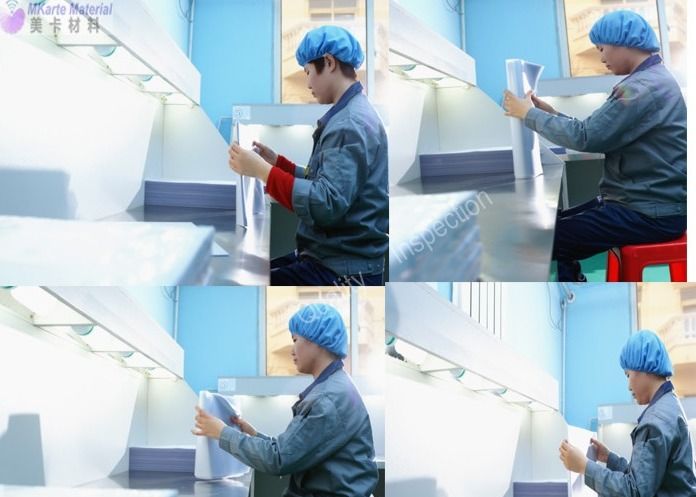 Pellicola di rivestimento non rivestita con carta di PVC a lento declino utilizzata per la laminazione di fogli da stampa offset