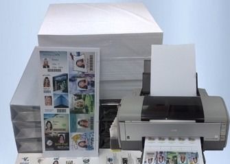 Strati stampabili del PVC del getto di inchiostro di dimensione A4 per HP Epson e la stampante a getto di inchiostro del cannone