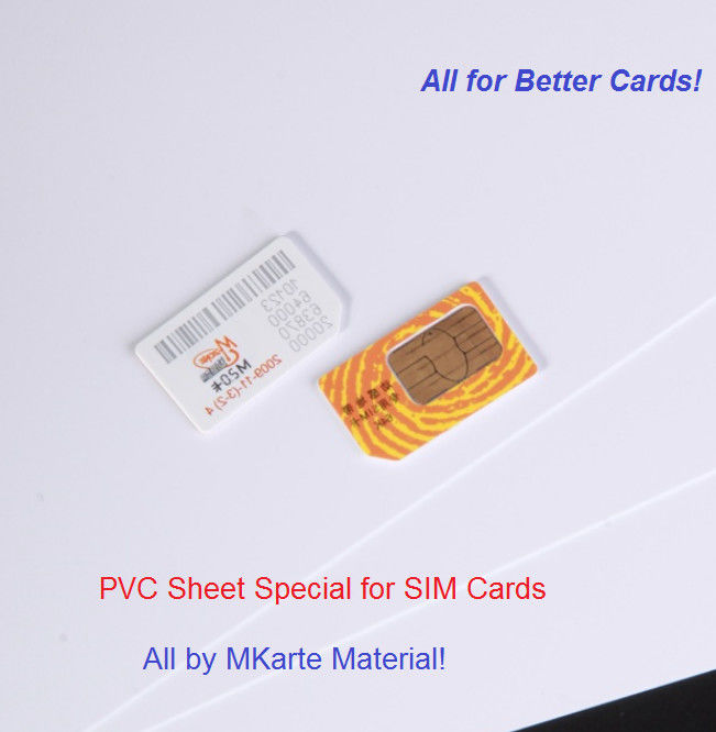Strato di plastica speciale del PVC dei materiali di strato per produzione del corpo della carta SIM