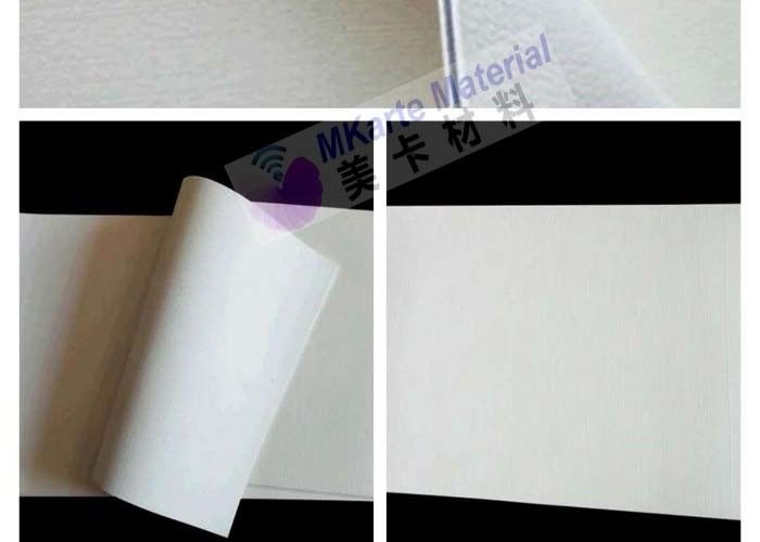 Materiale di lana del cuscino del feltro del cuscinetto laminato bianco di A4 3mm per la laminazione della carta di RFID