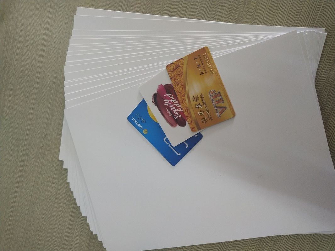 Materiali bianchi di produzione di Smart Card dello strato del PVC di stampa a getto di inchiostro di dimensione A3